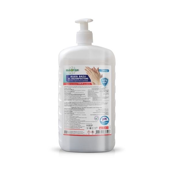 RULOPAK ALCOHOL LIQUID HAND SANITIZER WITH PUMP 1000ML