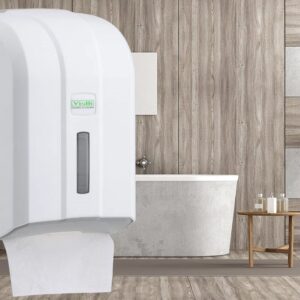 C - Z Folded Toilet Tissue Dispenser (White)