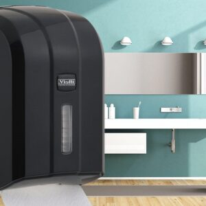 C - Z Folded Toilet Tissue Dispenser (Black)